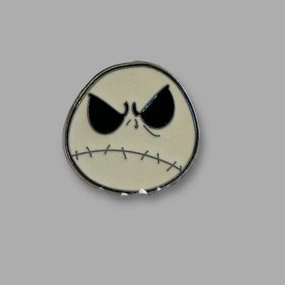 Disney Parks Jack Skellington Nightmare Before Christmas Face Enamel Trading Pin - Picture 1 of 2